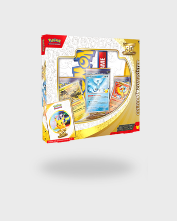 Pokémon TCG 30th Celebration Poster Collection en inglés con tres sobres y promos de Articuno, Zapdos y Moltres
