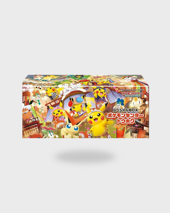Pokémon Center Tohoku Special Box japonesa con carta promocional Tohoku’s Pikachu 260/SV-P