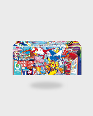 Pokémon Center Fukuoka Special Box japonesa con carta promocional Fukuoka’s Pikachu 289/SV-P